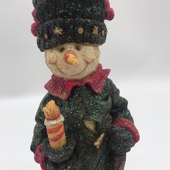 Mark Roberts Vintage Collectible 7-3/8” Tall Resin SnowMan - Picture 6 of 7